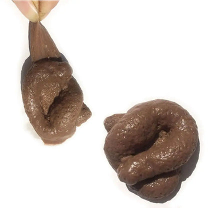 Giocattolo Realistico A Forma Di Cacca Per Adulti, Umoristico E Sicuro, Diametro 4 Cm Spessore 1,5 Cm