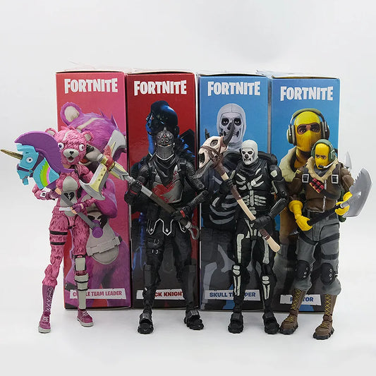 Figura Collezione Fortnite Premium Action Figure Raptor Black Knight Skull Trooper Cuddle Team Leader MogulMaster