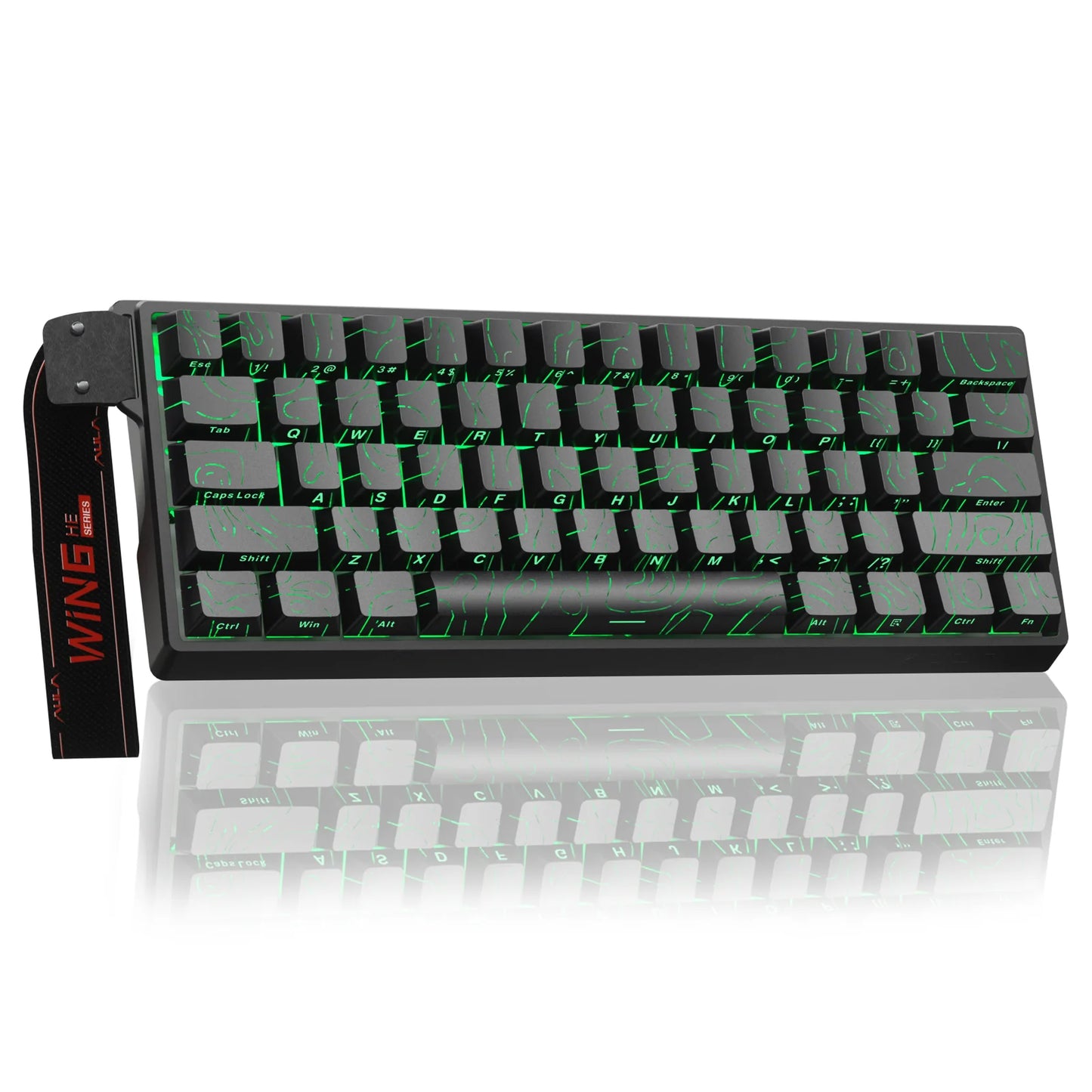 Tastiera Meccanica Gaming AULA WIN60 HE Pro MAX Cablata con Switch Magnetici a Effetto Hall, RT Regolabile, Hot-Swap, 8000Hz per Esport