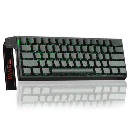 Tastiera Meccanica Gaming AULA WIN60 HE Pro MAX Cablata con Switch Magnetici a Effetto Hall, RT Regolabile, Hot-Swap, 8000Hz per Esport
