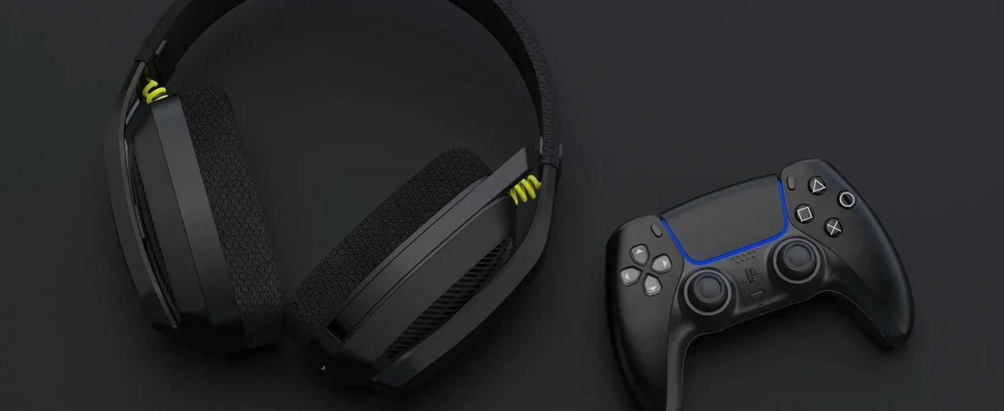 Cuffie Da Gioco Wireless 2,4 GHz Con Microfono ANC Per PS5 PS4 PC Mac Suono Chiaro E Connessione Stabile
