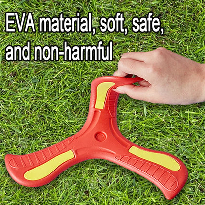 Boomerang Morbido Tre Foglie Disco Volante Esterno Interattivo Per Bambini Adulti