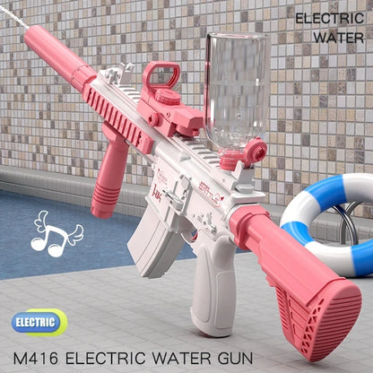 Pistola Ad Acqua Elettrica Automatica Modello M416 Per Giochi Esterni Spiaggia Estivo