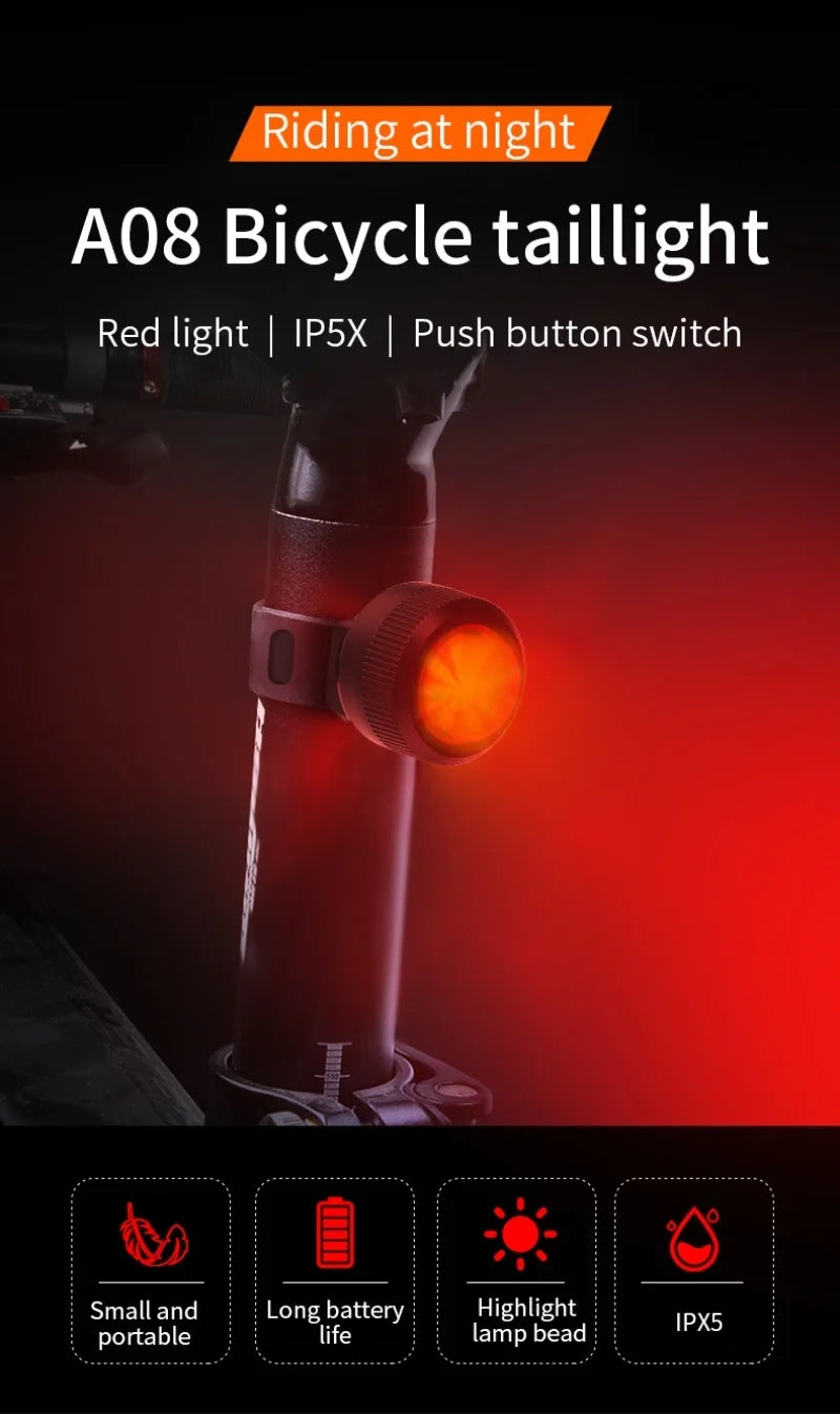 Set Luci Da Bicicletta Ricaricabili Frontale E Posteriore Impermeabili USB MTB Con Alta Luminosità