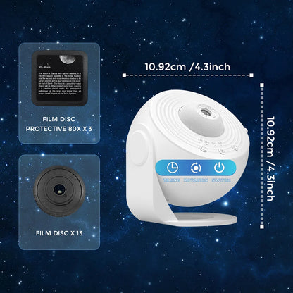 Proiettore Stellare 13 In 1 Galaxy Per Camera Da Letto Con Luce Notturna Aurora