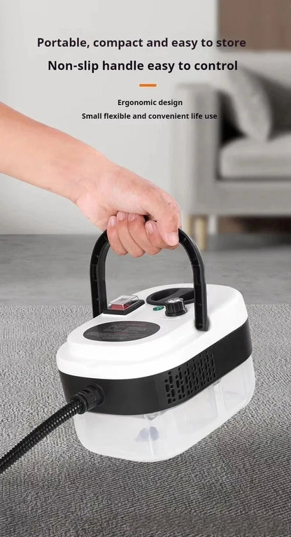 Pulitore a vapore da 1,2 litri Sterilizzazione ad alta temperatura Aria condizionata Cappa da cucina Pulitore a vapore per casa/auto 220 V/110 V Spina UE/USA