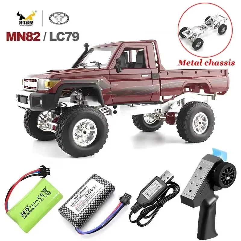MN82S MN82 Toyota Rc 4x4 Rc CAR 2.4g 1/12 Full Scale Off-road telecomando RC Crawler CAR ragazzo telecomando auto giocattolo regalo