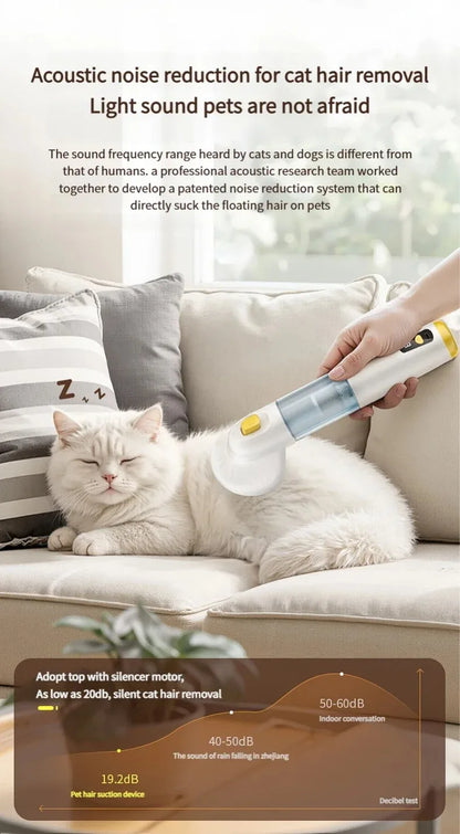 Aspirapolvere per animali domestici con tecnologia ciclonica Forte aspirazione multifunzionale per la depilazione di animali domestici in auto e pulizia della casa