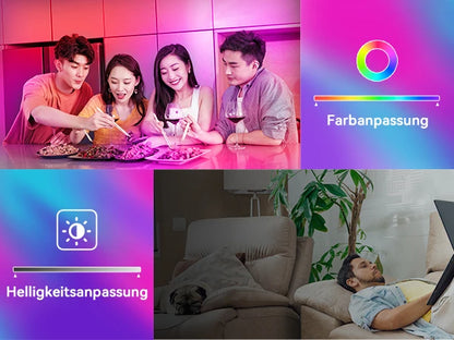 Plafoniera Led Dimmerabile con Controllo Remoto Rgb Bluetooth Tuya per Interni Alexa