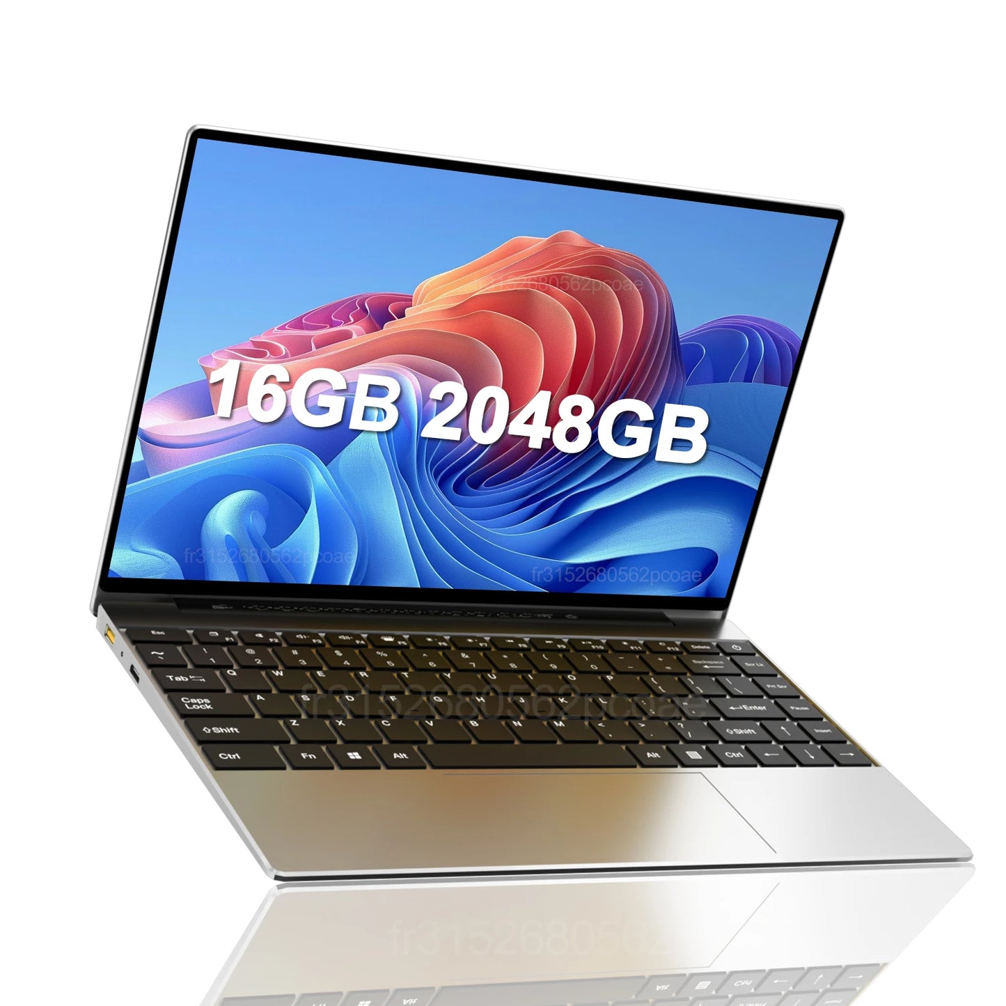 NAIWO 2026 Laptop Ultra Sottile 14.1" Windows 11, 16GB 2TB SSD, Notebook da Gaming Intel 4405U, Display 1920*1080, Computer per Ufficio e Studio