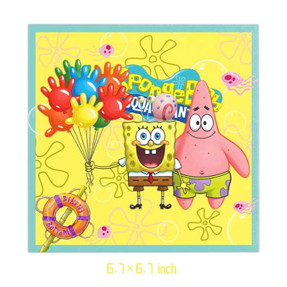 Tema Spongebob Decorazioni Festa Di Compleanno Set Usa E Getta Con Tovaglia Piatti Bicchieri Banner Bomboniere