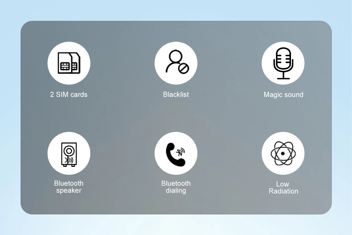 Servo BM150 Telefono Cellulare Mini Due Sim Registrazione Automatica Chiamate Blocco Lista Nera