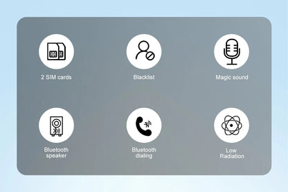 Servo BM150 Telefono Cellulare Mini Due Sim Registrazione Automatica Chiamate Blocco Lista Nera