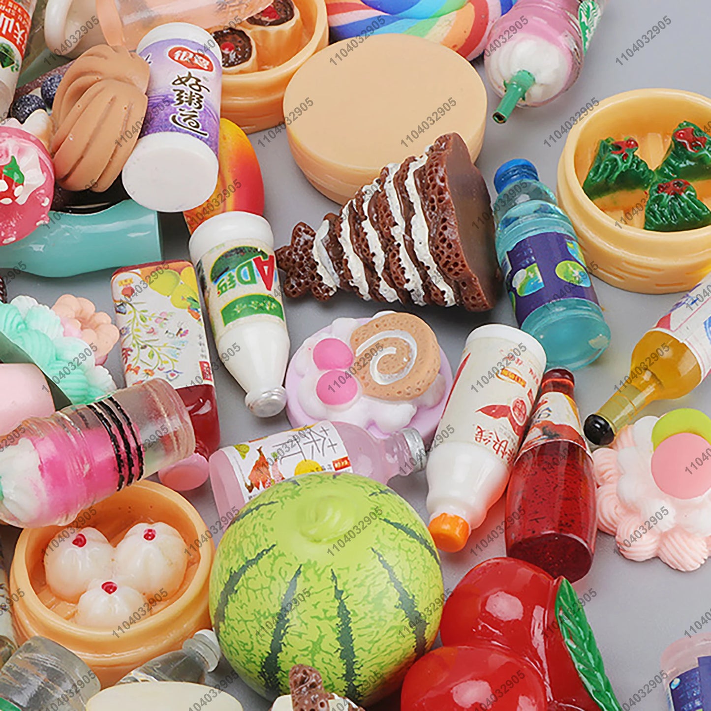 Negozio in miniatura mobili frigorifero congelatore scaffale bevanda fresca articoli alimentari giocattolo Mini artigianato casa delle bambole simulazione Scenario Display