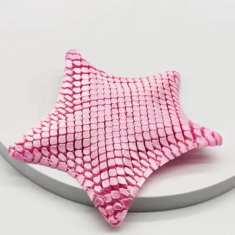 Giocattolo Antistress Stella Marina Articolata 3D Stampato Flessibile Con Giunti Decorazione Scrivania Marino