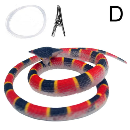 Serpente Di Gomma Finto 70 cm Realistico Per Scherzi Giocattolo Spaventa Regalo