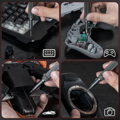 72in1 Mini Set di cacciaviti di precisione Punte magnetiche Kit di strumenti di riparazione manuale per iPhone PC Orologio Riparazione computer Apribottiglie regalo