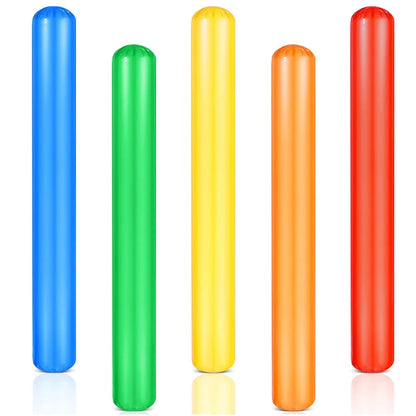 Set Di 4 Bastoncini Gonfiabili Per Giochi All'Aperto Divertimento Per Feste Carnevale