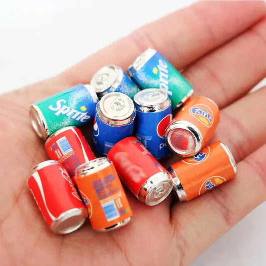 Miniatura Mini Gelato Birra Può Alimenti Snack Bevande Modello Per Blyth Ob11 Bambole Accessori Per Bambini Giochi Di Imitazione Supermercato Giocattoli
