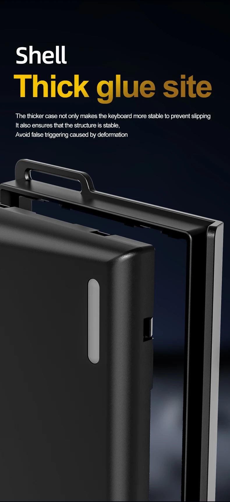 X68HE ATTACK SHARK Tastiera da gioco magnetica meccanica cablata per Pro Gaming Trigg rapido 0,01 mm 8000 Hz SOCD/Rs 0,125 ms 128 K Velocità