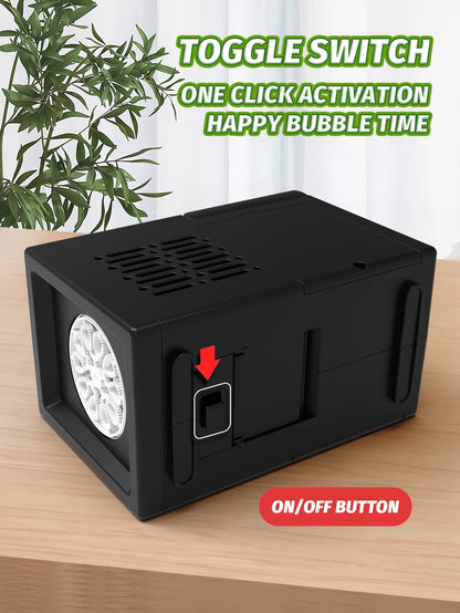 Macchina Per Bolle Elettrica Portatile Con Soffiaggio Automatico A 10 Fori Per Feste All Aperto Senza Batteria