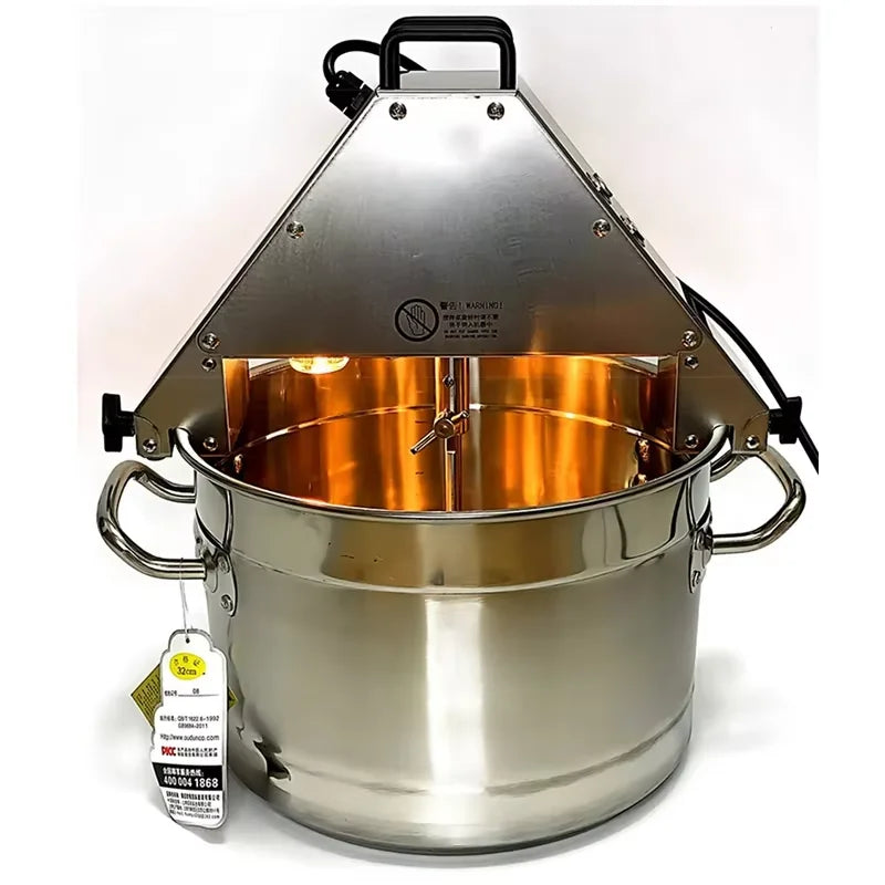 Macchina Multifunzione Per Alimenti Con Mescolatore Integrato 10L 50W 220V Friggere E Mescolare