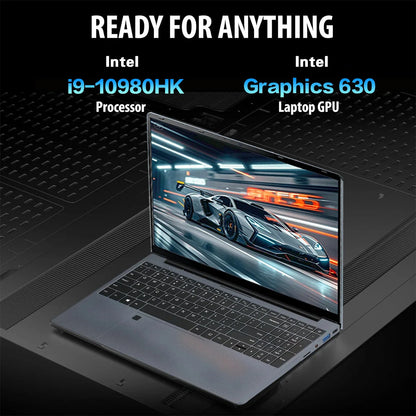 Laptop Da Gioco 15,6 Pollici Con Intel Core I9 10980HK Windows 11 16GB RAM SSD 1TB/2TB Tastiera Retroilluminata Impronta