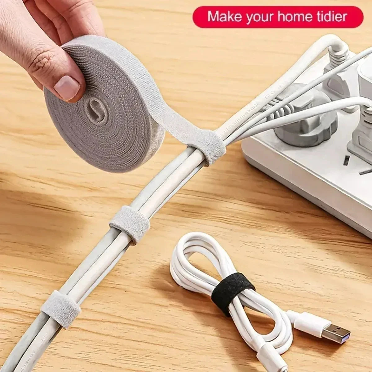 3M Gancio e Anello di Fissaggio Organizzatore di Cavi Fascette Avvolgicavo Keeper Cavi USB Protezione di Gestione Auricolare Mouse Fascette