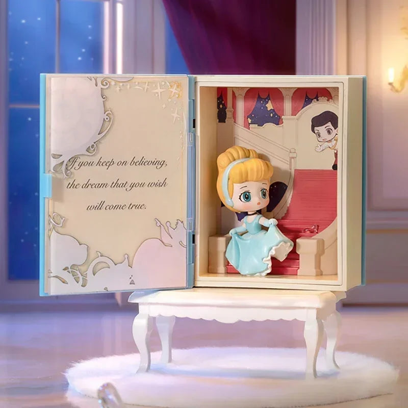 Pop Mart Disney Princess Fairy Tales Scene Sets Figura Da Scrivania PVC 9,5 cm Scatola Misteriosa