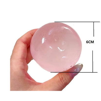 Giocattoli Squishy di maltosio blu Giocattolo sensoriale antistress Giocattolo di decompressione a rimbalzo lento di maltosio blu trasparente simulato morbido