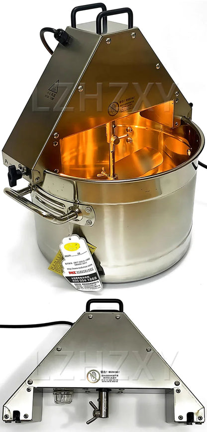 Macchina Multifunzione Per Alimenti Con Mescolatore Integrato 10L 50W 220V Friggere E Mescolare