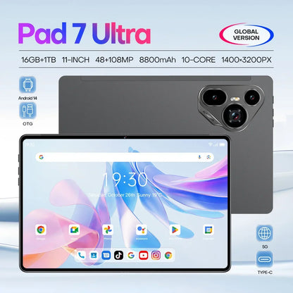 Pad 7 Ultra Tablet 10.1 Pollici Con TV Led Funzione Chiamata Dual Sim Dual Standby