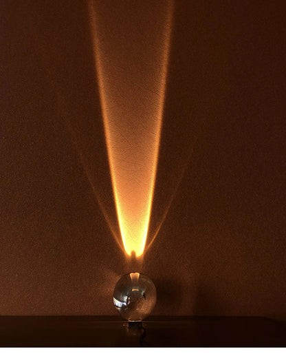 Lampada Da Tavolo Design Italiano Led Cristallo Eye Of The Sky Luce Notturna Per Soggiorno E Camera Da Letto