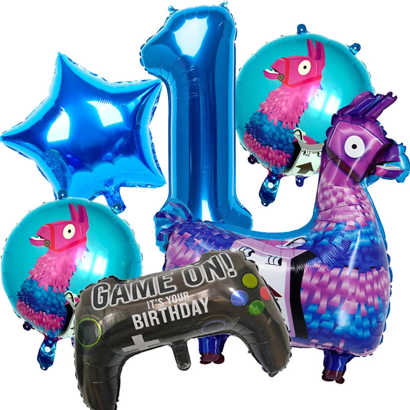 Decorazioni Festa Bambini Tema Alpaca Lama Cartoon Piatti e Tovaglie Set Per Feste