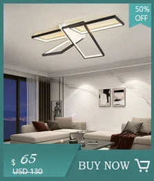 Plafoniera LED Moderna Dimmerabile Per Soggiorno E Camera Da Letto Finitura Nera O Dorata Illuminazione 2000 lm