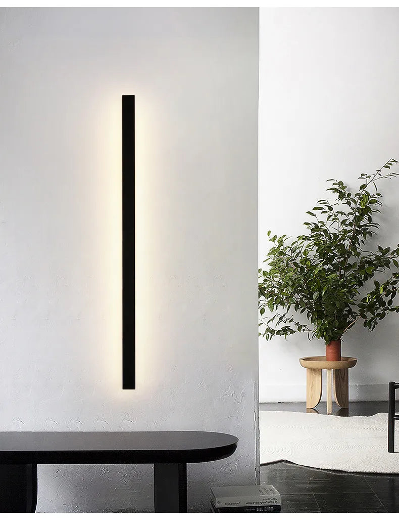 Lampada da Parete per Esterni Impermeabile con Striscia Led Ip65 Illuminazione per Giardino Scale e Soggiorno