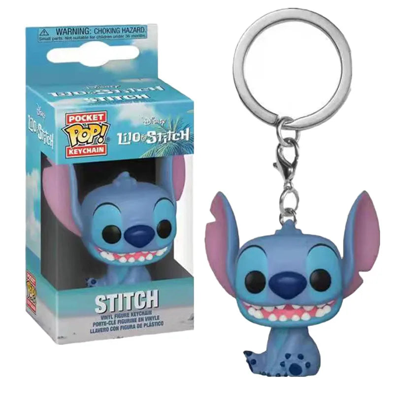 Nuovi Stili di Portachiavi Funko Pocket Pop: Mickey Mouse, Minnie, Donald Duck, Stitch, Angel, Elvis, TIKI, Lilo, Scrump, Giocattoli in Vinile