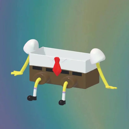 Spugna Per Piatti Con Spazzola Integrata SpongeBob Panno Cucina Abrasiva Per Pulizia Efficace
