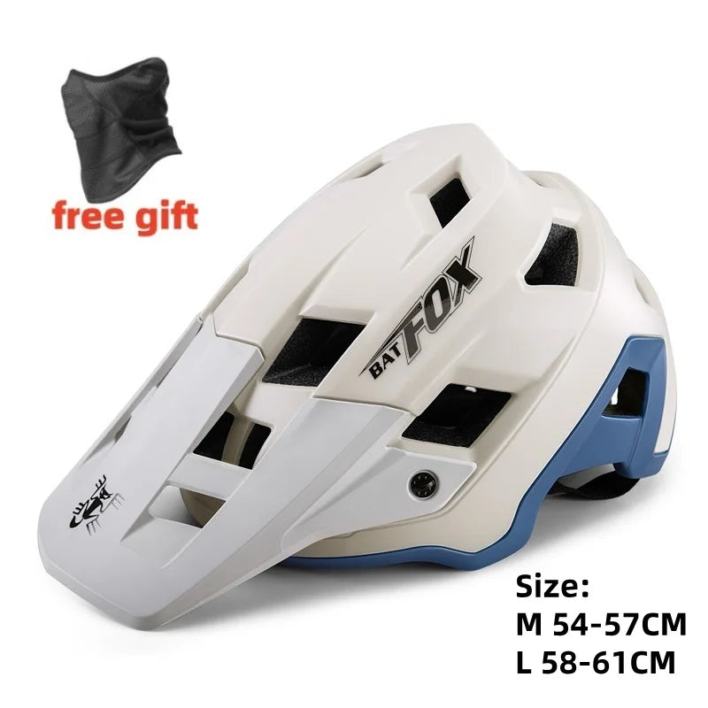 Casco Da Bicicletta Batfox Speedframe MTB Leggero Con Certificazione CE Aerodinamico E Protezione Affidabile
