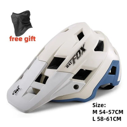 Casco Da Bicicletta Batfox Speedframe MTB Leggero Con Certificazione CE Aerodinamico E Protezione Affidabile