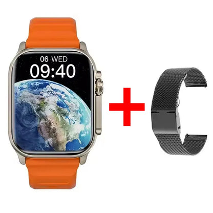 Nuovo Smartwatch 2026 Watch 10 Ultra 49mm con NFC, GPS, Chiamate Bluetooth, Musica BT, Giochi e Ricarica Wireless per Uomo e Donna
