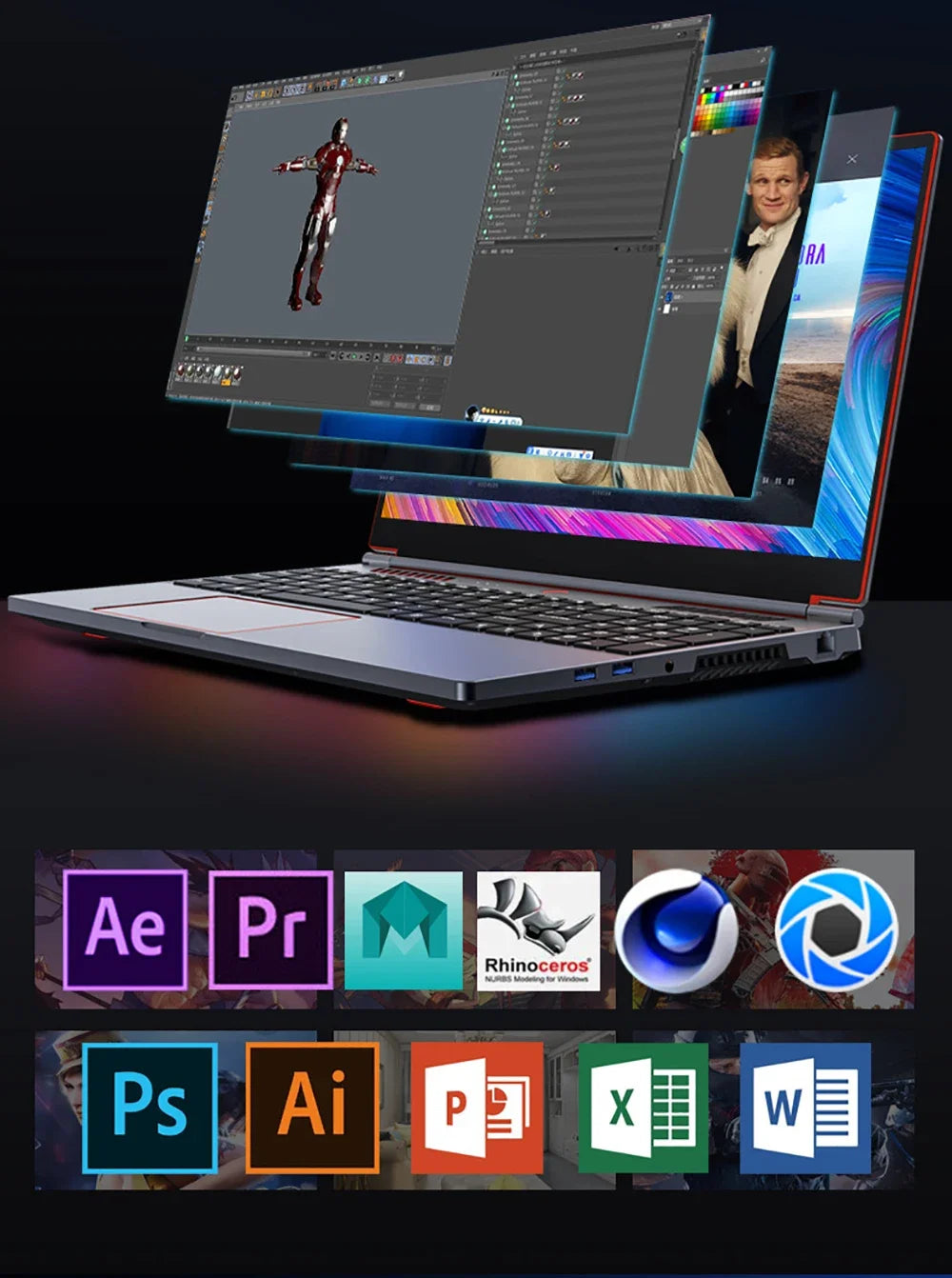 Potente Laptop da Gaming Elite con Schermo 16.1 Pollici, GPU RTX 4050, Processore Intel Core i9, Windows 11, RAM fino a 64GB e SSD 4TB