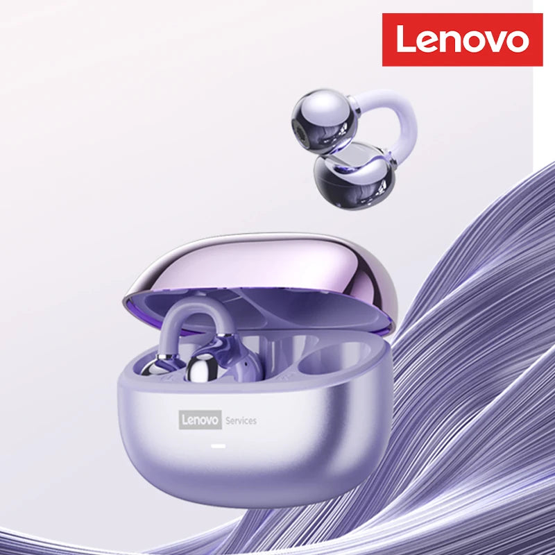 Lenovo LE302 Auricolari Bluetooth 6.0 Con Cancellazione Del Rumore, Lunga Durata Batteria, Microfono E Siri