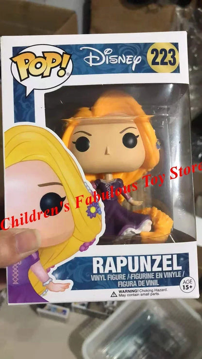 Nuova principessa Ariel FUNKO POP # 220 Belle # 221 Cenerentola # 222 Rapunzel # 223 Tiana # 224 Merida # 324 Action Figure per regalo per bambini