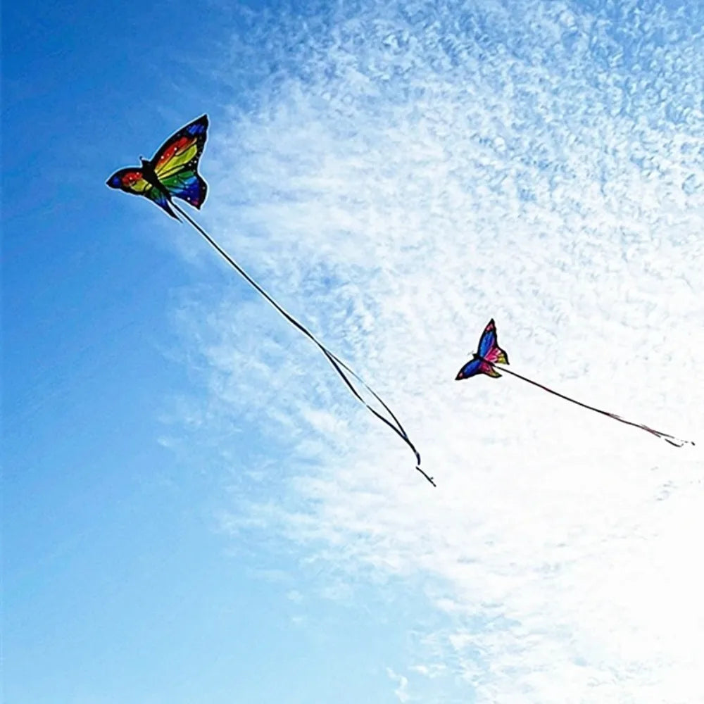 Aquilone Farfalla Colorato Da 1,45 M Per Bambini Volo Facile E Stabile Con Coda Lunga Esterno