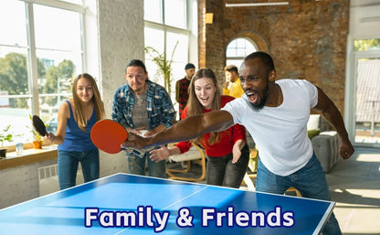 Set Da Ping Pong Portatile Con Rete Retrattile E Borsa Per Il Trasporto Quaranta Palline Per Interni Ed Esterni