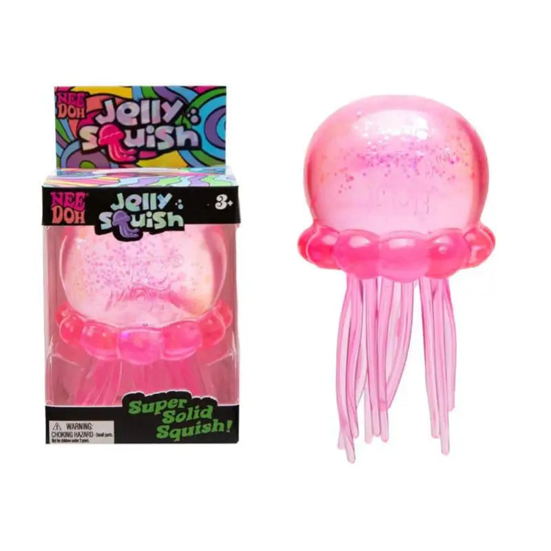 Squishy Medusa NeeDoh Fuzz Ball di Schylling, Scatola a Sorpresa Morbida Antistress, Giocattolo Sensoriale per Alleviare Ansia e Stress, Regalo Sensoriale - Vendita Calda