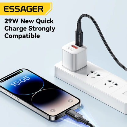 Cavo USB C Ricarica Veloce da 29 W per iPhone 14 13 12 11 Pro Max iPad e MacBook