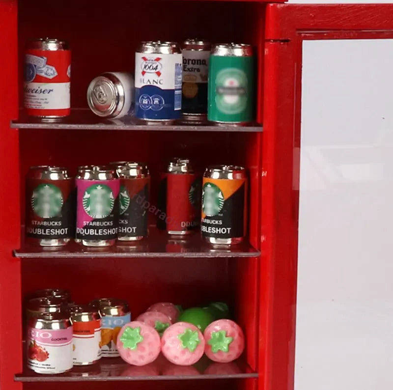Miniatura Mini Gelato Birra Può Alimenti Snack Bevande Modello Per Blyth Ob11 Bambole Accessori Per Bambini Giochi Di Imitazione Supermercato Giocattoli